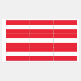 Patriottische labels met vlag van Oostenrijk