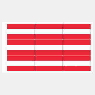 Patriottische labels met vlag van Oostenrijk