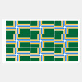 Patriottische labels met vlag van Portland (Vel)