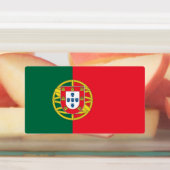 Patriottische labels met vlag van Portugal (Aangebracht)