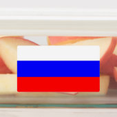 Patriottische labels met vlag van Rusland (Aangebracht)