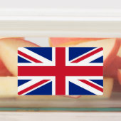 Patriottische labels met vlag van Verenigd Koninkr (Aangebracht)