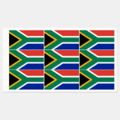 Patriottische labels met vlag van Zuid-Afrika (Vel)