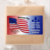 Patriottische labels voor speciale orderveteranen (Insitu)