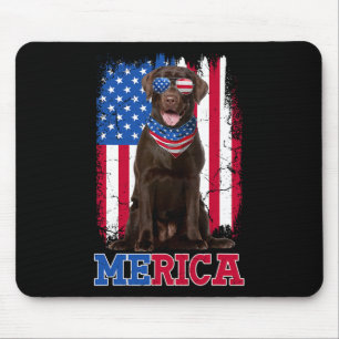 Patriottische Labrador 4 juli Verenigde Staten Pat Muismat