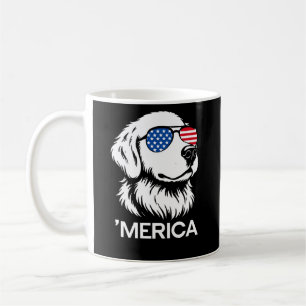 Patriottische Labrador Amerikaanse Vlag Vier Juli Koffiemok