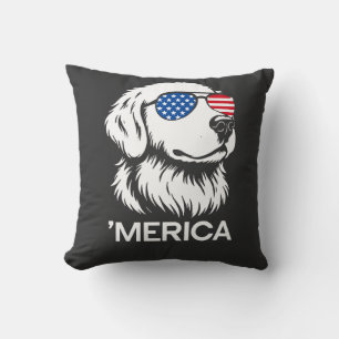 Patriottische Labrador Amerikaanse Vlag Vier Juli Kussen