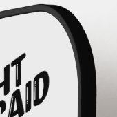 Patriottische Labrador Dogs Quote Grappige Humor Pickleball Paddle (Links Detail)