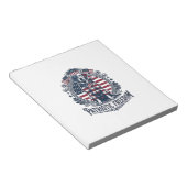 Patriottische Labradors Retriever Vector Grafische Notitieblok (Schuin)