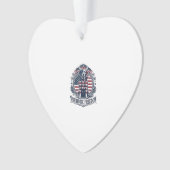 Patriottische Labradors Retriever Vector Grafische Ornament (voorkant)