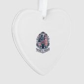Patriottische Labradors Retriever Vector Grafische Ornament (voorkant)