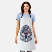 Patriottische Labradors Retriever Vector Grafische Schort (Gedragen)