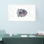 Patriottische Labradors Retriever Vector Grafische Spandoek (Beurs)