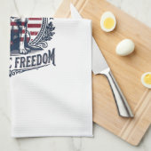 Patriottische Labradors Retriever Vector Grafische Theedoek (Quarter Fold)