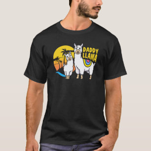 Patriottische Lama 4 juli voor mannen vrouwen dier T-shirt