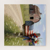 Patriottische Landelijke Brievenbus Legpuzzel (Horizontaal)
