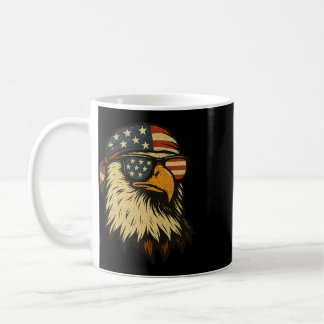 Patriottische Ld Adelaar 4 juli Grunge Retro Koffiemok