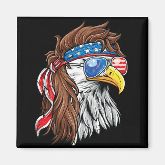 Patriottische Ld Adelaar Mullet VS Amerikaanse Vla Magneet