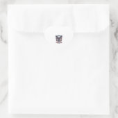 Patriottische Leeuw Adelaar Bewaker Dier Hybride P Hart Sticker (Tas)