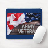 Patriottische "legerveteraan" muismat (Met muis)