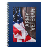 Patriottische "legerveteraan" notitieboek (Voorkant)