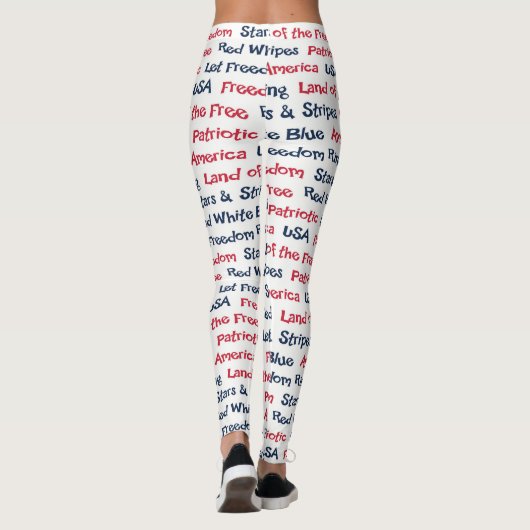 Patriottische Leggings (Achterkant)