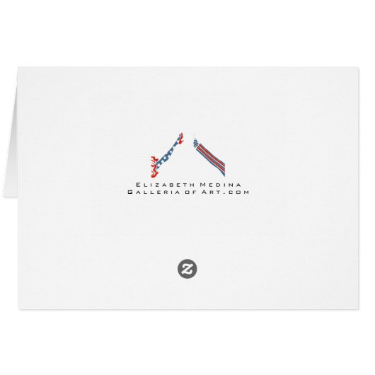 Patriottische Legs ~ Kaart (Achterkant Horizontaal)