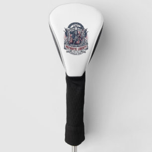 Patriottische Liberty Reaper Donkere Patriot Skele Golfheadcover