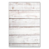 Patriottische liefde II Rustic 4 juli bruiloft Kaart (Achterkant)