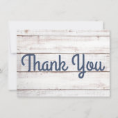 Patriottische liefde II Vierde juli Wedding Dank j Bedankkaart (Voorkant)