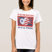 Patriottische liefde & trots t-shirt (Voorkant)
