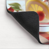 Patriottische limonade met kersen muismat (Hoek)