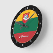 Patriottische Litouwse vlag, Litouwse thuis / ontw Ronde Klok (Hoek)