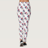 Patriottische madeliefjes leggings (Achterkant)