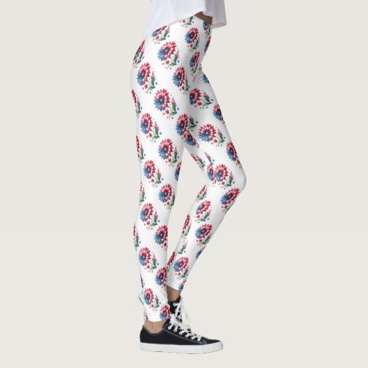 Patriottische madeliefjes leggings (Rechts)