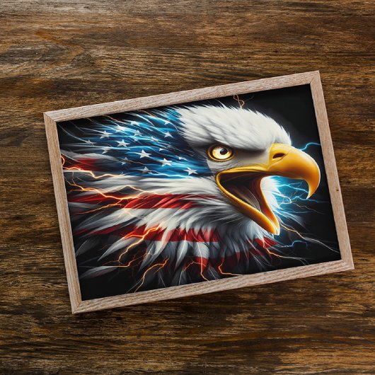 Patriottische Majesteit Poster