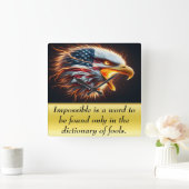 Patriottische Majesteit Vierkante Klok (Huis)