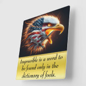 Patriottische Majesteit Vierkante Klok (Hoek)