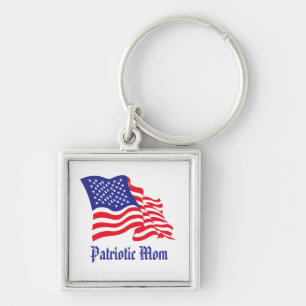 Patriottische mam/Moederdag Sleutelhanger