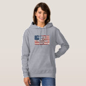 Patriottische man papa beschermer held vlag shirt  (Voorkant volledig)