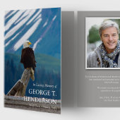 Patriottische mannelijke sympathie begrafenis dank