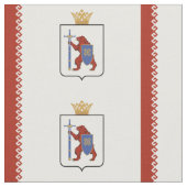Patriottische Mari El-vlag Stof (Close Up)