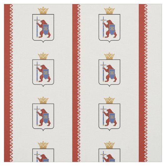 Patriottische Mari El-vlag Stof (Swatch)