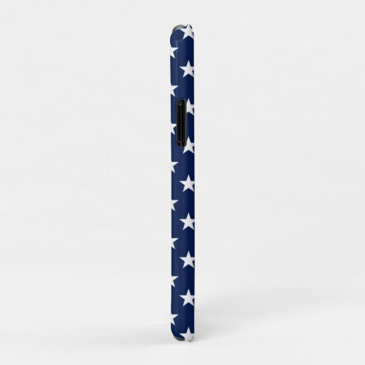 Patriottische marineblauw Vlag Stars Pattern Case-Mate iPhone Case (Achterkant/rechts)