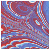 Patriottische Marmeren Stroom Abstract Stof (Close Up)