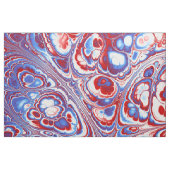 Patriottische Marmeren Stroom Abstract Stof (Fat Quarter)