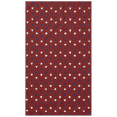 Patriottische maroon witte marinier blauwe sterren tafelkleed (Voorkant)