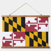 Patriottische maryland Tapestry, Maryland Flag Hangend Wandkleed (Voorkant)