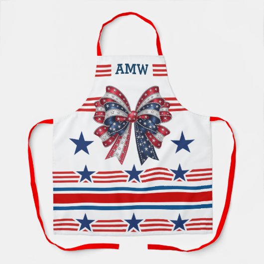 patriottische matching schort (Voorkant)