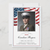 Patriottische Memorial Kaart Dank u kaart (Voorkant)